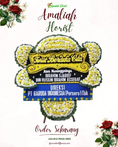 Papan Bunga Duka di Hotel Savoy Homann