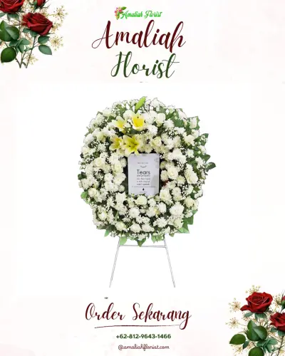 Krans Bunga Duka Cita di Hotel Savoy Homann
