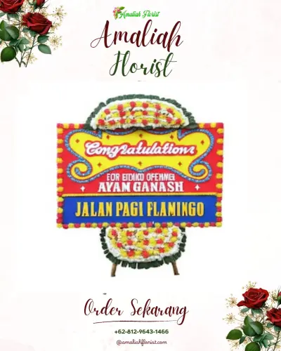 Bunga Papan Congratulation di Hotel Savoy Homann